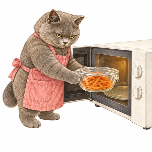 にんじんのごま和え：電子レンジでやわらかくする
